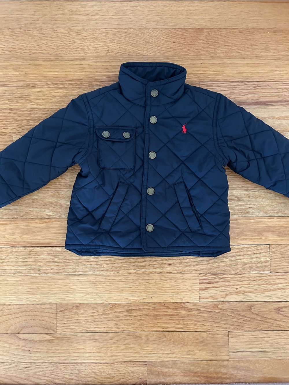 Polo Ralph Lauren navy toddler barn coat